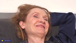 Hot Old And Young Lesbian Sex After Granny Izen Gets Caught Masturbating By Young Babe Milka Way