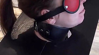 Slave Defenseless in the Pillory Driven to Orgasm on Sybian Part 2