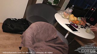 Hot Babe Soothes Her Pussy with Fruits