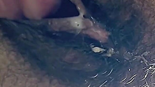 18-year-old Virgin Behind. a Huge Dildo Rubs Her and Makes Her Cum!!!!