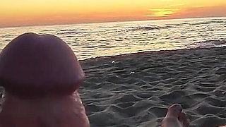 350 Flashing My Cock in Front of My Stepdaughter at Sunset in...elps Me Cumshot in Front of Everyone - Real Sex Risky