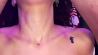 Naughty Girl Masturbates Squirting and Gets Her Ass Fucked Under the Christmas Tree!