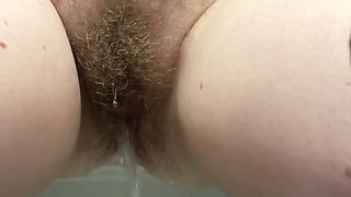 Naked Pissing and Cheeky Little Butthole Flash in Public Toilets