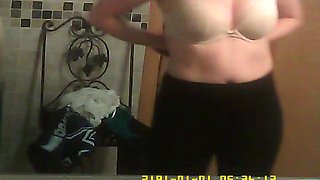 Sexy woman shares her naked body