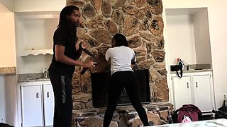 Femdom fetish bitch fuck and cumshot action with victim