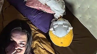 Breath Holding in Satin Pajamas - Puffy Cheeks, Red Face & Intense Struggle