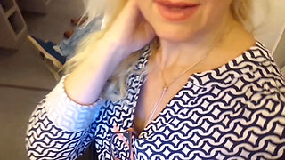 Mature Blonde Wife Enjoys Oral Sex