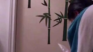 Filipina college gf Zoie wet from the shower