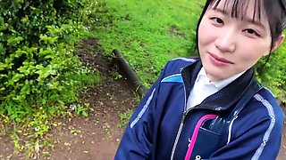 Asian Momoka inside school uniform has fingered Uncensored