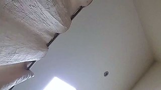 Hot redhead amateur teen girl riding and jerking boyfriend