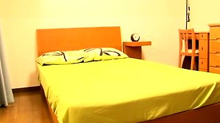 Tied up japanese teen toyed rough in trimmed pussy