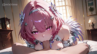 Remielle Dan-locked in the Bedroom, Face Covered in Cum. Hard POV Fuck【zzz Zenless Zone Zero】
