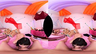 VR sex with horny Japanese babe