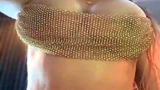 Big boobs milf masturbates with her dildo