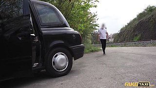 Queen's cum porn by Fake Taxi