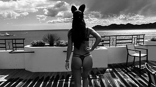 Cute blonde teen outdoor gleecute