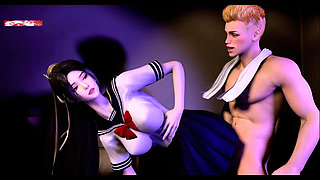 Student Rendered and Ravishing - 3D Animation Hentai