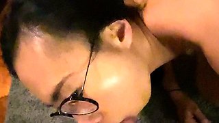 Amateur teen outdoor blowjob