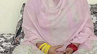 Sexy Pakistani Bride Sucking Cock and Hard Rough Fucked on Her Wedding Night