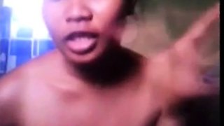 African Amateur's Striptease