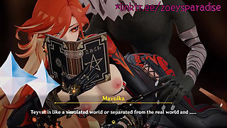 A beautiful redhead gets fucked while reading a book