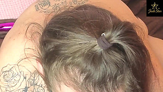 Jade Fisting & Gaping Her Hairy MILF Pussy