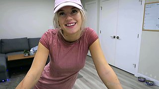 Small titted teen amateur rides dong