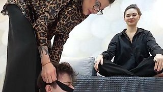 Licking Girls Feet Allison And Victoria First Experience Of