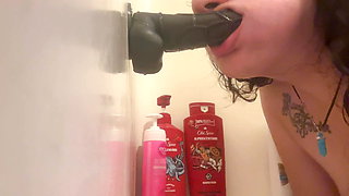 Playing in the shower