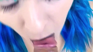 Emo Teen Swallows My Cock