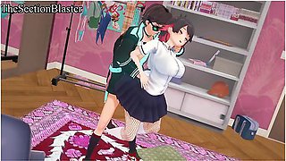 Ellen Joe Fucked Maid Suit And School Uniform Hmv With Car Toon