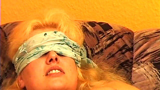 Blindfolded Mature Blonde Endures Nipple Clampsblindfolded Mature Blonde Endures Nipple Clamps