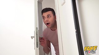 His Big Dick Stuck In A Vacuum Cleaner!