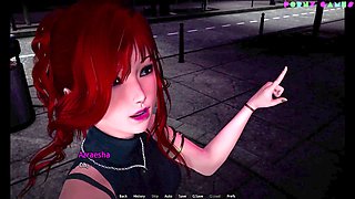 Steamy anime visual novel with intense action