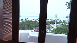 At the beach, I jerk off a lot while enjoying watching my beautiful stepmother relax.