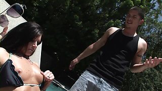 Inviting India Summer at fucked hard scene