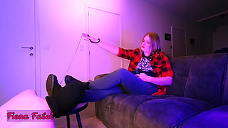 Chastity Tease and Doc Martens Worship