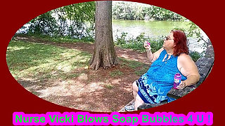 Spring Time I Love to Blow Bubbles in the Park for You!