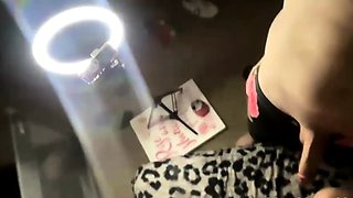 Two sluts give double blowjob and get pounded hard live at s