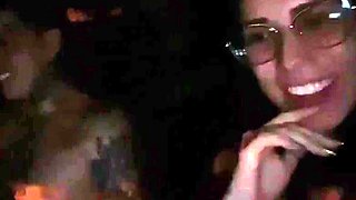 Latina whores love sharing cock in the car