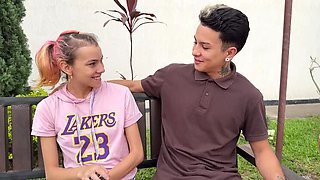 Catalina Palvin unknown teen begs for bareback anal and squirts in rough homemade sex