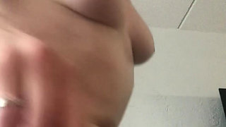 Gaping My Cute Asshole After Cleaning up the Huge Creampie in My Tiny Pussy!