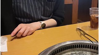 Nasty Office Worker Woman Eats Yakiniku Alone On Holidays