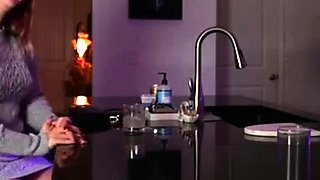 Redhead milf sucks and rides a big black cock