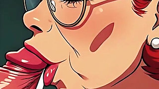 Lois MILF Redheads Sucking Cock (ai)