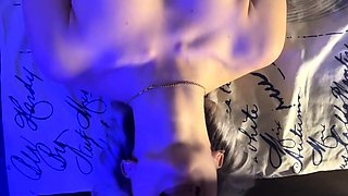 Blonde Amateur Takes a Big Cock Down Her Throat for a Facial