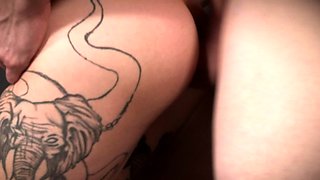 Hot POV homemade blowjob with brunette girlfriend