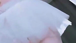 Ms19-a Girl in a Wedding Dress Was Disciplined by Vibrator