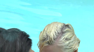 Fuck with Busty Hot Woman in Swimming Pool
