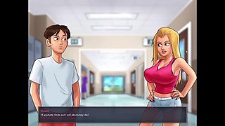 Hot Indian Bhabi Fucks Dever in Summertime Saga 3D Sex Game